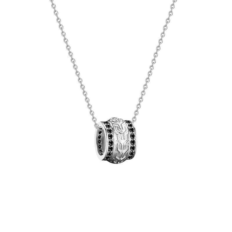 Sterling Silver 925 Diamond Pendant Hip Hop Necklace for Men