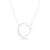 925 Silver Collier Chains Sparkling Hearts Pendant Necklace for Women
