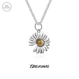 925 Silver Vintage Daisy Necklace for Her
