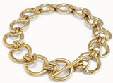 Electroplated 925 Silver Ring Necklace 14K Holiday Jewelry