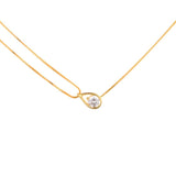 925 Silver Double Chain Necklaces DIY Charms Jewelry