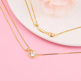 925 Silver Double Chain Necklaces DIY Charms Jewelry