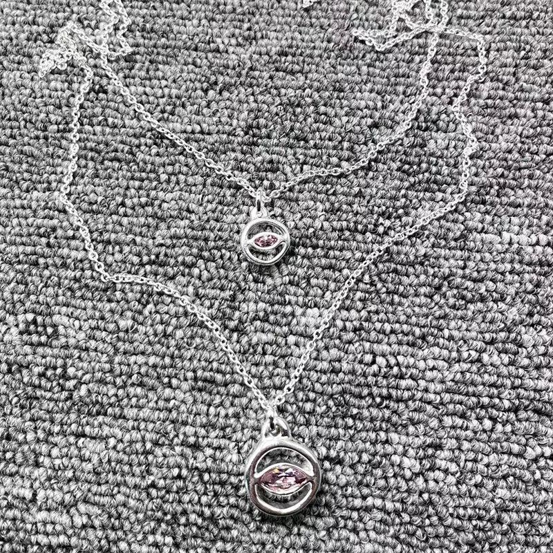 Electroplated 925 Silver Light Necklace Jewelry Gift