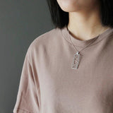 925 Silver Bird on Window Pendant Minimalist Jewelry Gift