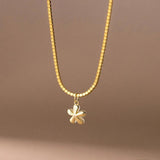 925 Silver Zircon Opal Floral Necklace Wedding Jewelry