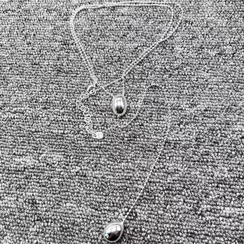 UNOde50 Silver Beads Small Necklace Jewelry