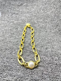 UNOde50 Pearl Necklace Jewelry 925 14K Electroplating