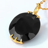 Natural Agate Pendant Necklace 925 Sterling Silver Women's Fine Jewelry