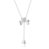Four-Leaf Clover Necklace & Pendant Sterling Silver Chain Jewelry