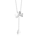 Four-Leaf Clover Necklace & Pendant Sterling Silver Chain Jewelry