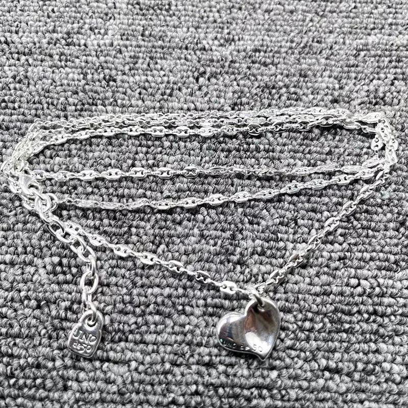 UNOde50 Silver Heart Pendant Necklace Jewelry
