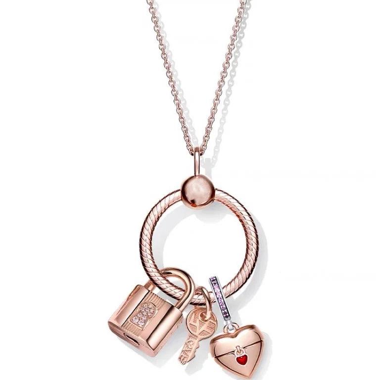 925 Silver Pando Charm Necklace for Women