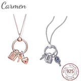 925 Silver Pando Charm Necklace for Women