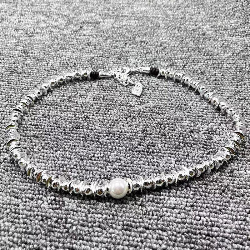 925 Silver Pearl Necklace Jewelry