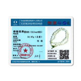 925 Silver Cupid's Arrow Heart Necklace Green Stone