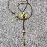 UNOde50 Silver Button Rope Women's Gift