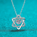 0.5ct Kramosan Stone Star Necklace - Simulated Diamond S925 Silver