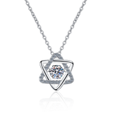 0.5ct Kramosan Stone Star Necklace - Simulated Diamond S925 Silver