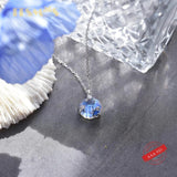 Ocean Gradient Shell Pendant Necklace S95 Silver Jewelry