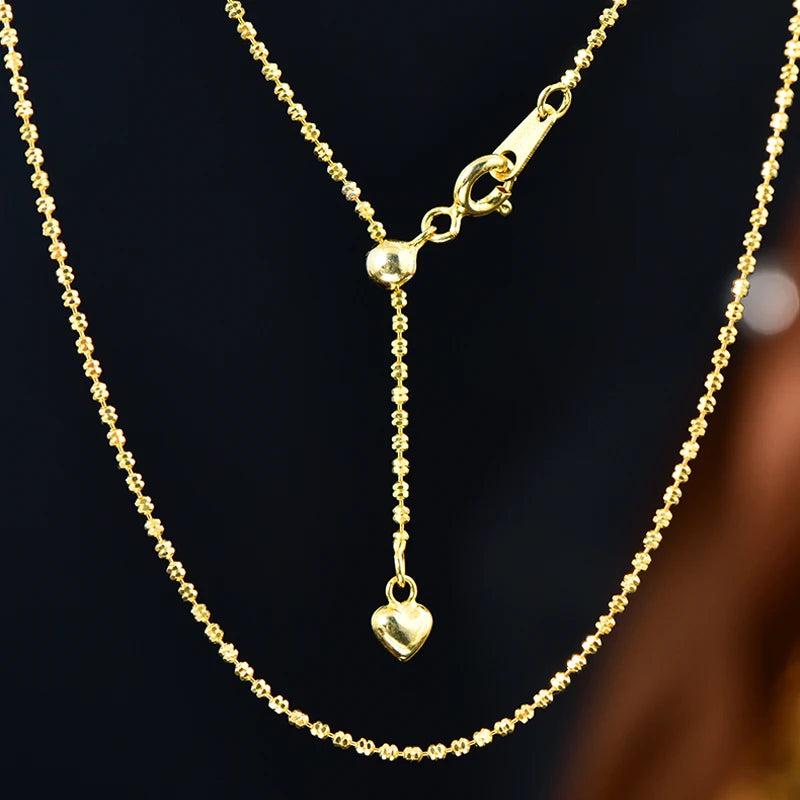 Adjustable 925 Silver Necklace for Women