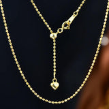Adjustable 925 Silver Necklace for Women
