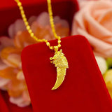 14K Solid Spike Pendant for Men and Women