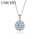925 Silver Leaf Pendant Necklace with Gemstone for Girl