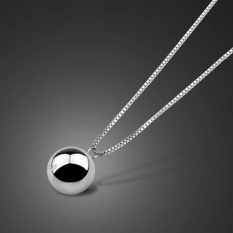 925 Sterling Silver Casual Neck Chain Necklace Heart Pendant Choker Jewelry Gift