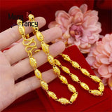 Vietnamese Sand Hollow Necklace Charms Men Plated Jewelry Wedding