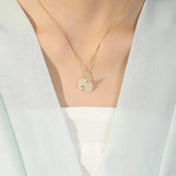 925 Silver Necklace Natural Hotan Jade Elephant Retro High Chain Jewelry