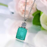 S925 Sterling Silver Water Wave Chain Necklace for Women
