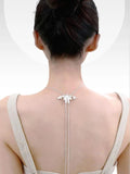 Haya Studio Moth Pendant Women Necklace Crystal Colar Chain