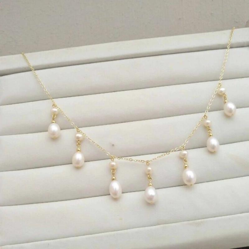 14k South Sea Pearl Necklace, Elegant and Timeless Jewelry for Women