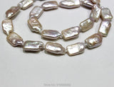 Pink Fresh Water Pearl Necklace 9x15mm 17INCH