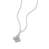 CRA 1ct Moissanite S925 Silver Necklace Pendant