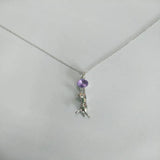S925 Sterling Silver Sexy Cat Crystal Pendant Necklace