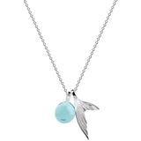S925 Mermaid Foam Necklace Short Style Silver Women's Accessories