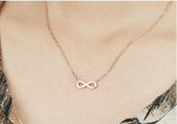 Bohimia Jewelry S925 Sterling Silver Number 8 Cross Necklace for Women