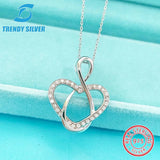 925 Silver Necklace Zircon Jewelry