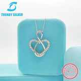 925 Silver Necklace Zircon Jewelry