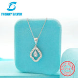 925 Silver Necklace with Zircon Jewelry