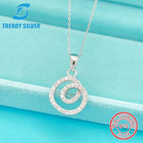 925 Silver Necklace Small Zircon Jewelry