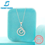 925 Silver Necklace Small Zircon Jewelry