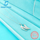 925 Silver Necklace Small Zircon Jewelry