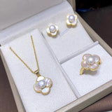6.5mm Fritillaria Pearl Jewelry Set