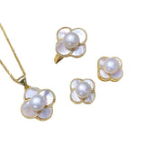 6.5mm Fritillaria Pearl Jewelry Set