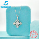 925 Silver Necklace Small Zircon Jewelry