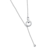 D Moissanite Diamond Gemstone 925 Sterling Silver Pendant Necklace