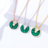 925 Silver Amulet Necklace Red Agate Women Mother Shell All Match Jewelry