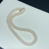 Natural Freshwater Pearl choker collarbone chain Necklace Bracelet Sets